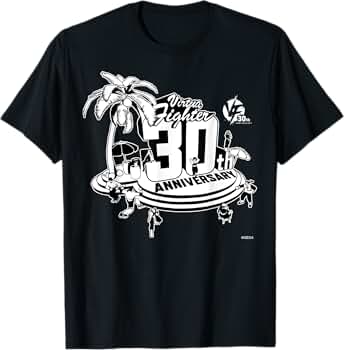 Amazon | 『バーチャファイター』30周年記念（シルエット） Tシャツ